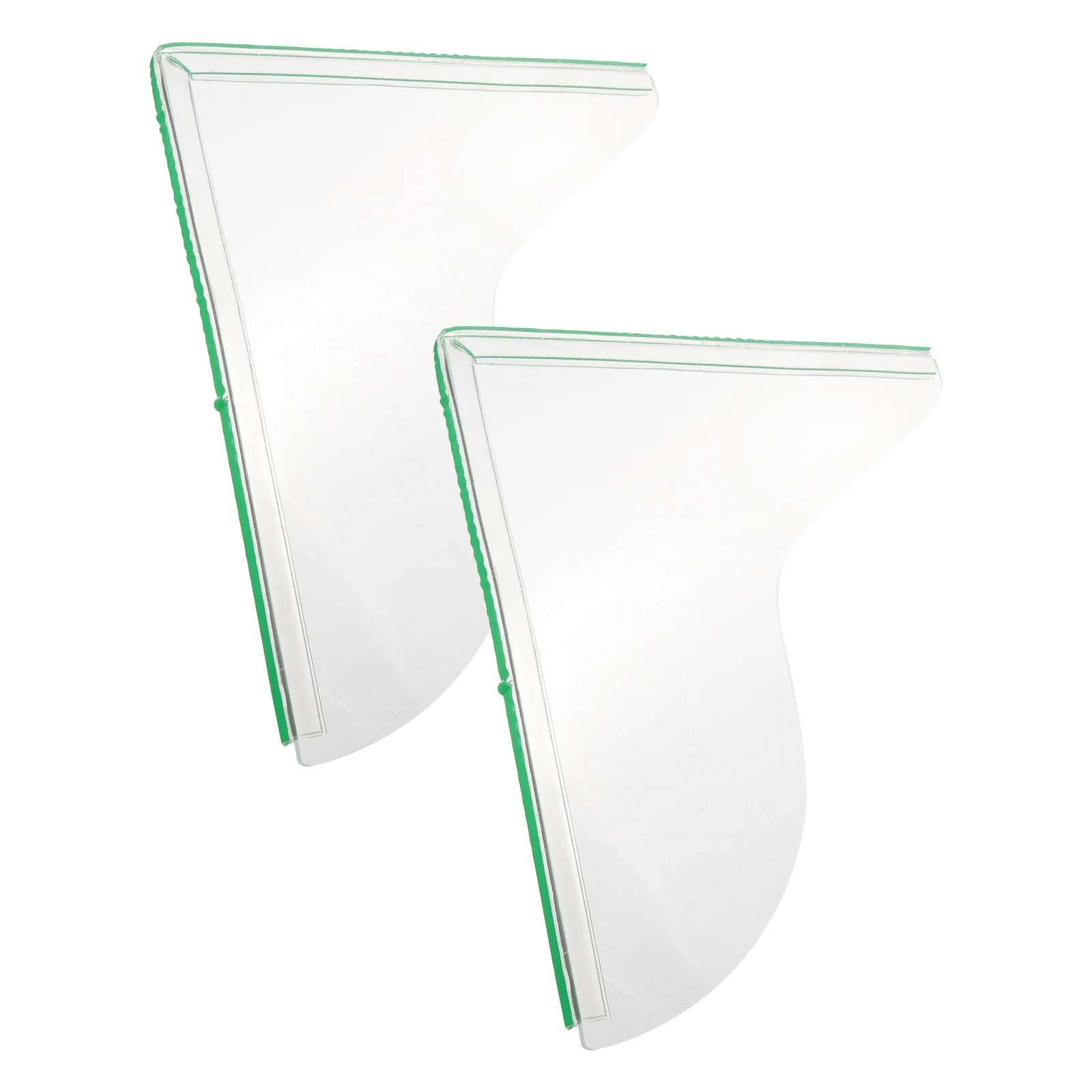 

2 Pcs Shower Splash Guard Bath Sink Set Water Dam Blocker Stopper Barrier for Bathtub Door