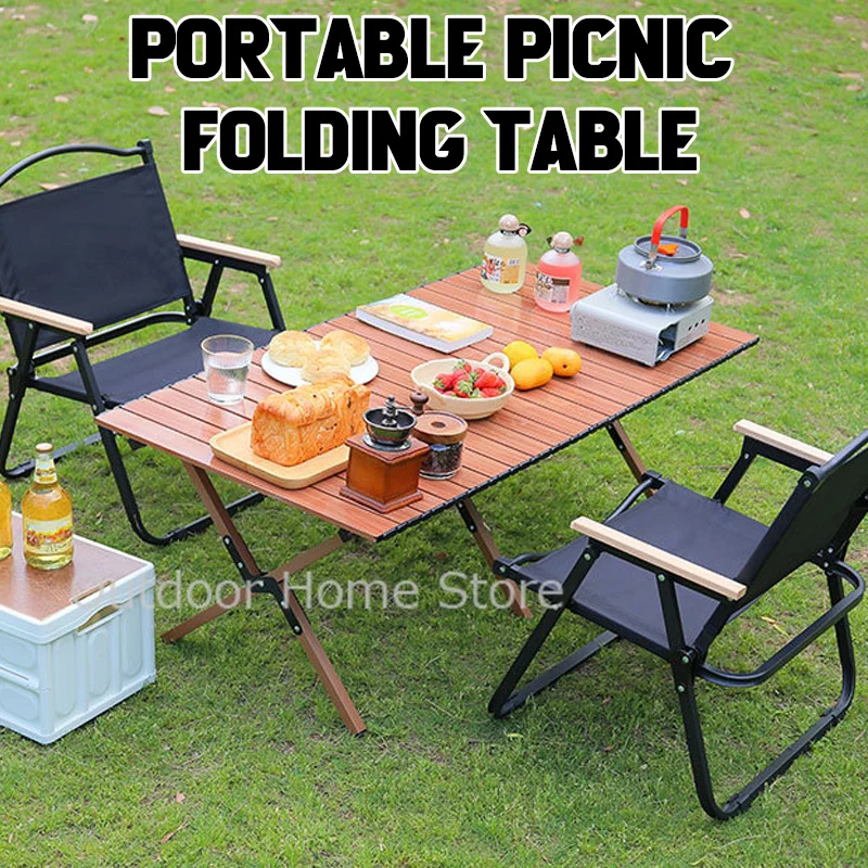 

Складной стол для отдыха на открытом воздухе портативный деревянный складной стол для кемпинга стол для дома пикника обеденный стол для пляжа сумка для хранения в подарок
