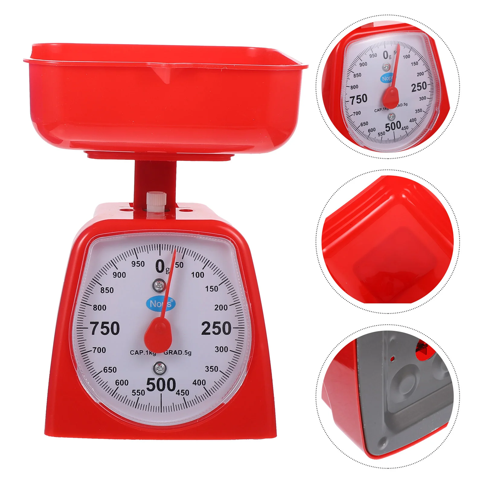 

Spring Dial Scale Portable Food Baking Pastry Kitchen Accessory Plastic for Home