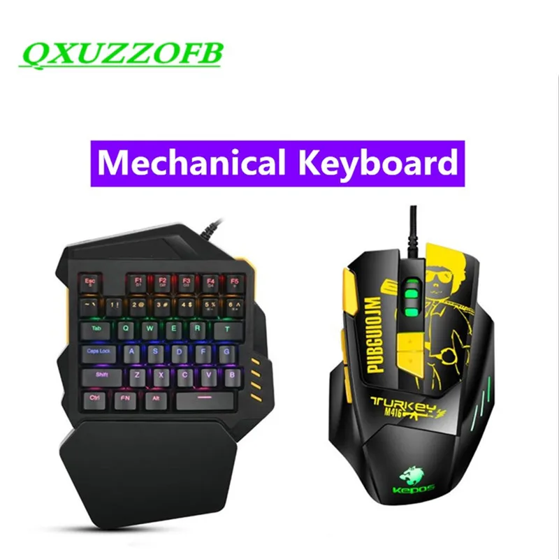  SIMGAL Wired Mechanical Keyboard and Mouse Combo, 89