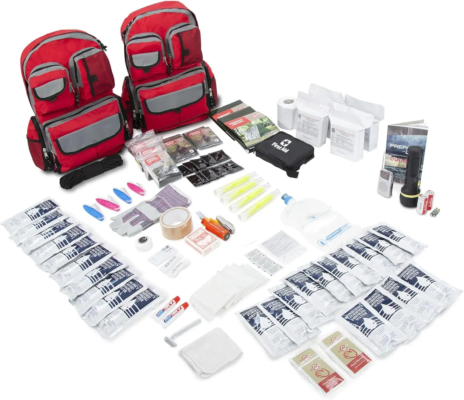 

Survival Backpack kit, Outdoor Survival kit for Adventure, Earthquake, Flood, and Disaster Relief