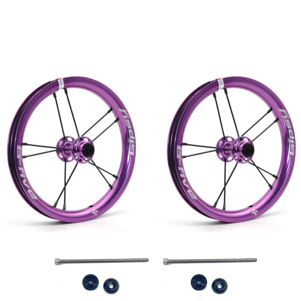 1pair Gipsy G-five 12Inch Aluminium alloy WheelSet for Kids