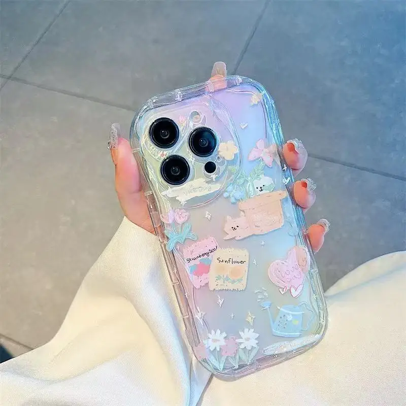 3D Cherry Blossom Protective Phone Case