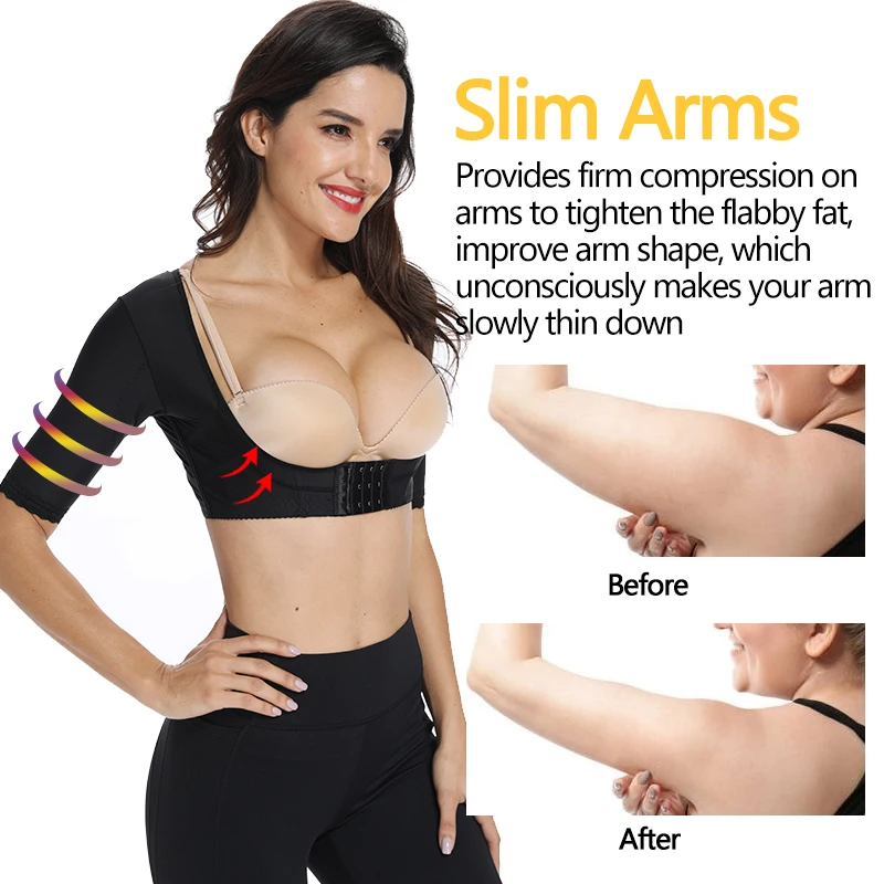Upper Arm Shaper Post Surgical Slimmer Compression Sleeves Posture