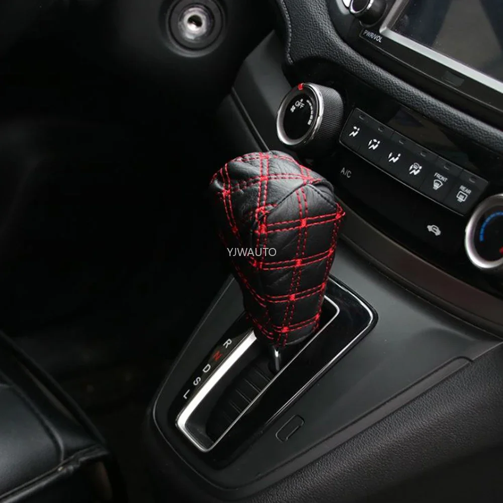 Hand Brake Cover Gear Shift Knob Automobile Parking Decoration Grid