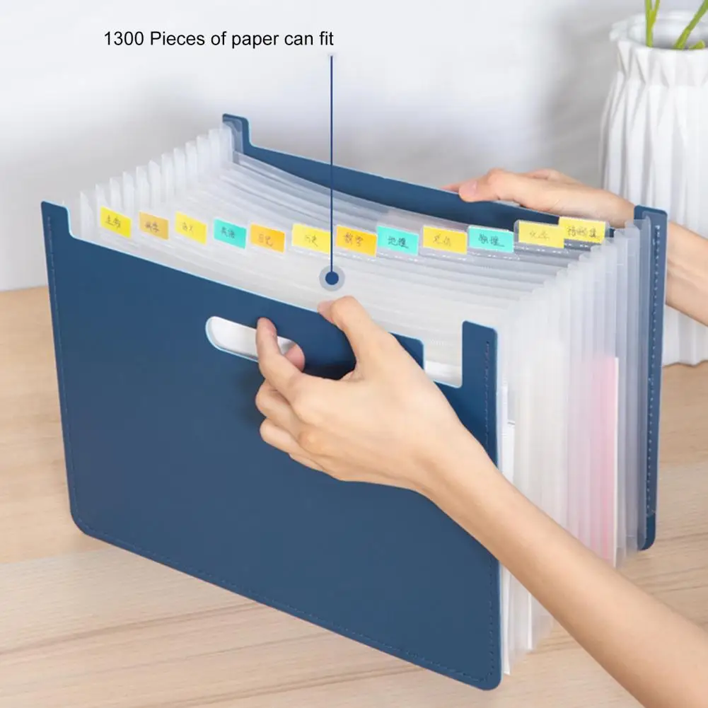 

Files Sorting Multifunctional Students Examination Paper Expanding A4 File Folder School Supplies