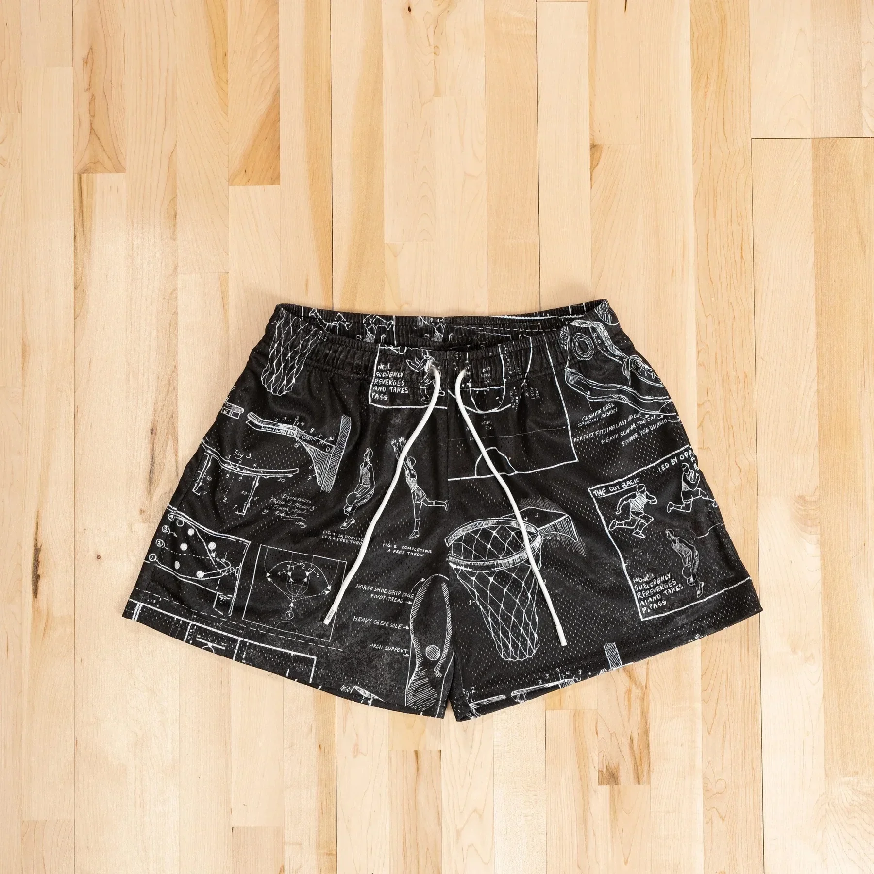 American Style Basketball Shorts Men's Fitness Muscle Sports Five-Quarter Length Breathable Mesh Beach Pants Casual Shorts