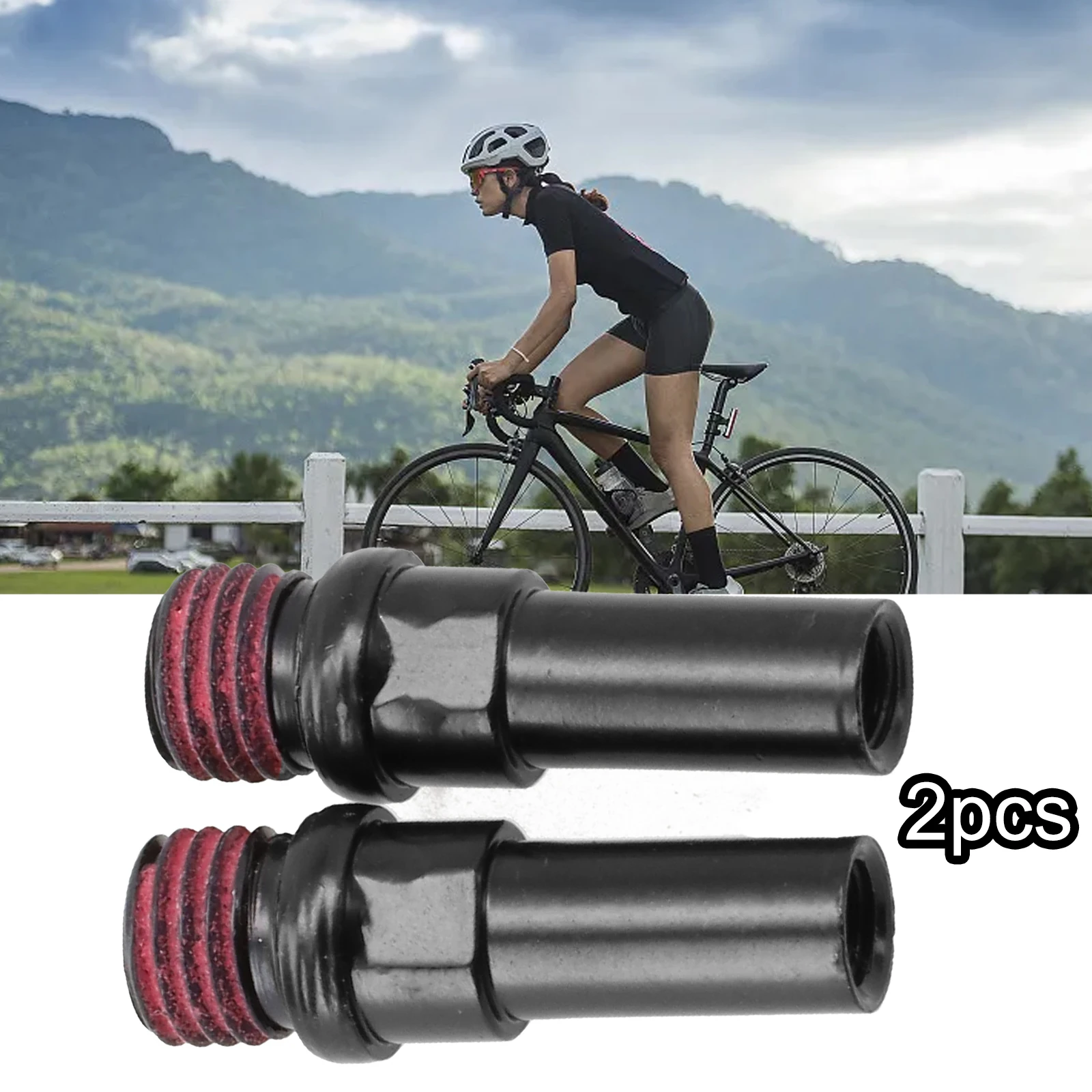 Fahrradbremssäule, Anti-Lose-Kleber, hochfester Stahl, V-Brake-Befestigungsschraube, schwarz, 2er-Pack Säulenschraube, leicht zu verriegeln – Detail 12