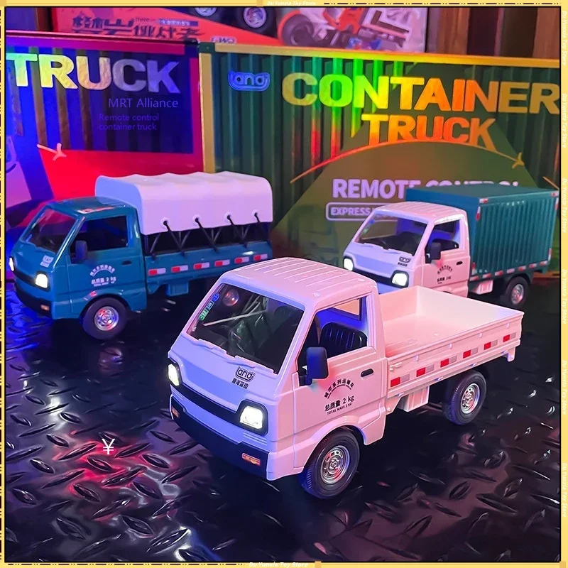 1:16 Rc Car Simulation Remote-Controlled Van Model 2.4g Drift Climbing Truck Led Light On-Road Rc Cars Trucks For Kids Gifts Toy 2