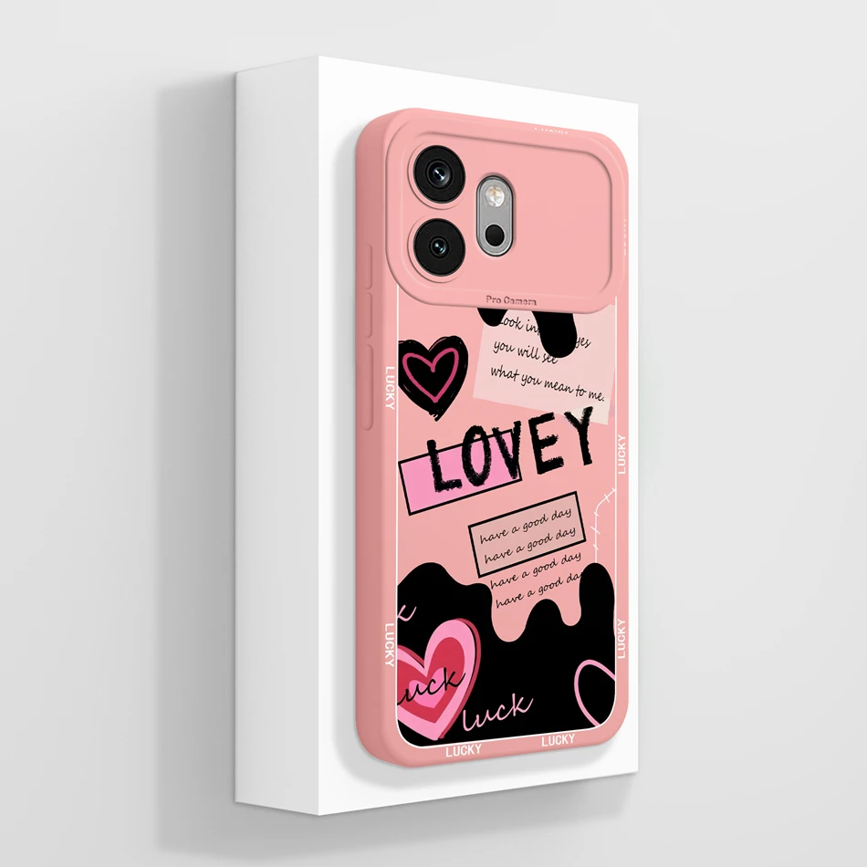 Candy Painted Soft Liquid Silicone Lightweight Phone Case with Lens Protection