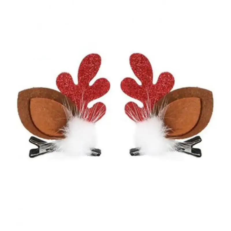 Cute Fashionable Unique Adorable Stylish Eye-catching Reindeer Antler Headband For Christmas Party Cute Christmas Hair Accessory