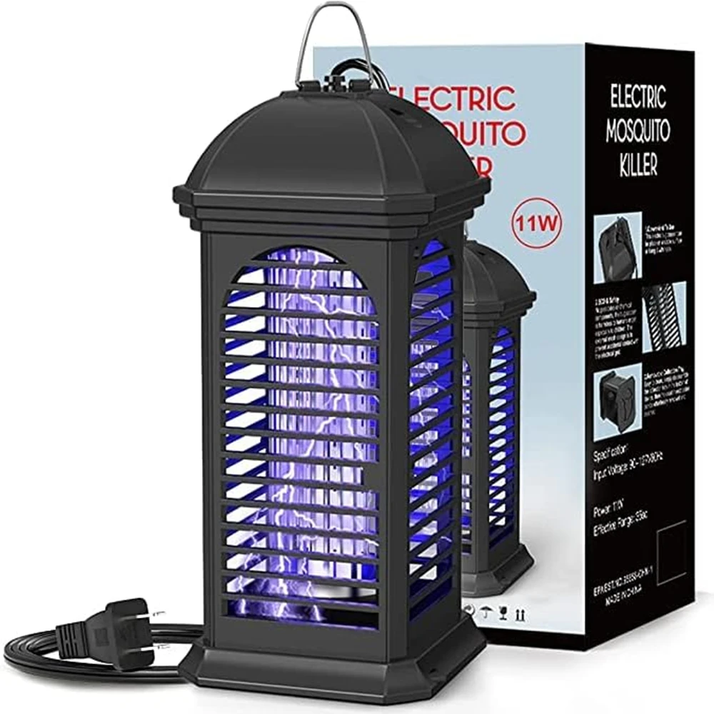 Bug Zapper 11W Courtyards Backyards Outdoor Waterproof Insect Trap And Mosquito Zappers Killer Suitable For Indoor Home Gardens Mosquito Killer Lamp Mosquito Lamp Insects Repeller