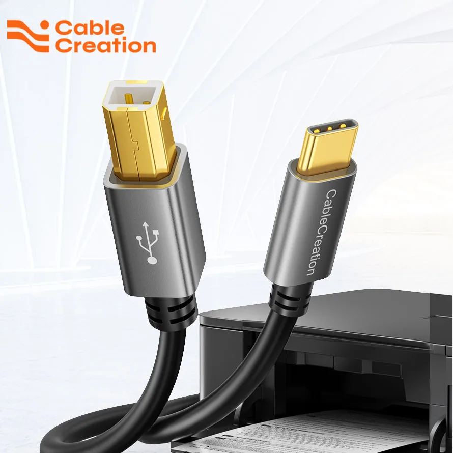 CableCreation USB C to USB B 2.0 Printer Cable Scanner Cord for Epson HP  Canon Samsung Brother Printer Keyboard Digital Piano