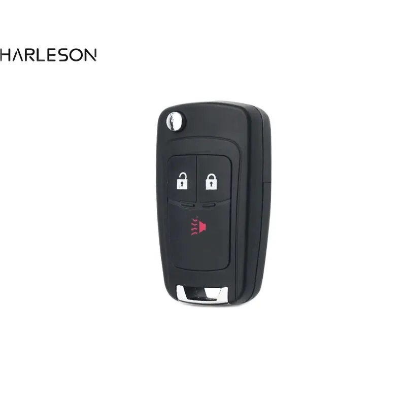 

3 Buttons Fit For Chevrolet Spark 2012-2016 Replacement Folding Remote Car Flip Key Shell Blank Uncut Blade Case