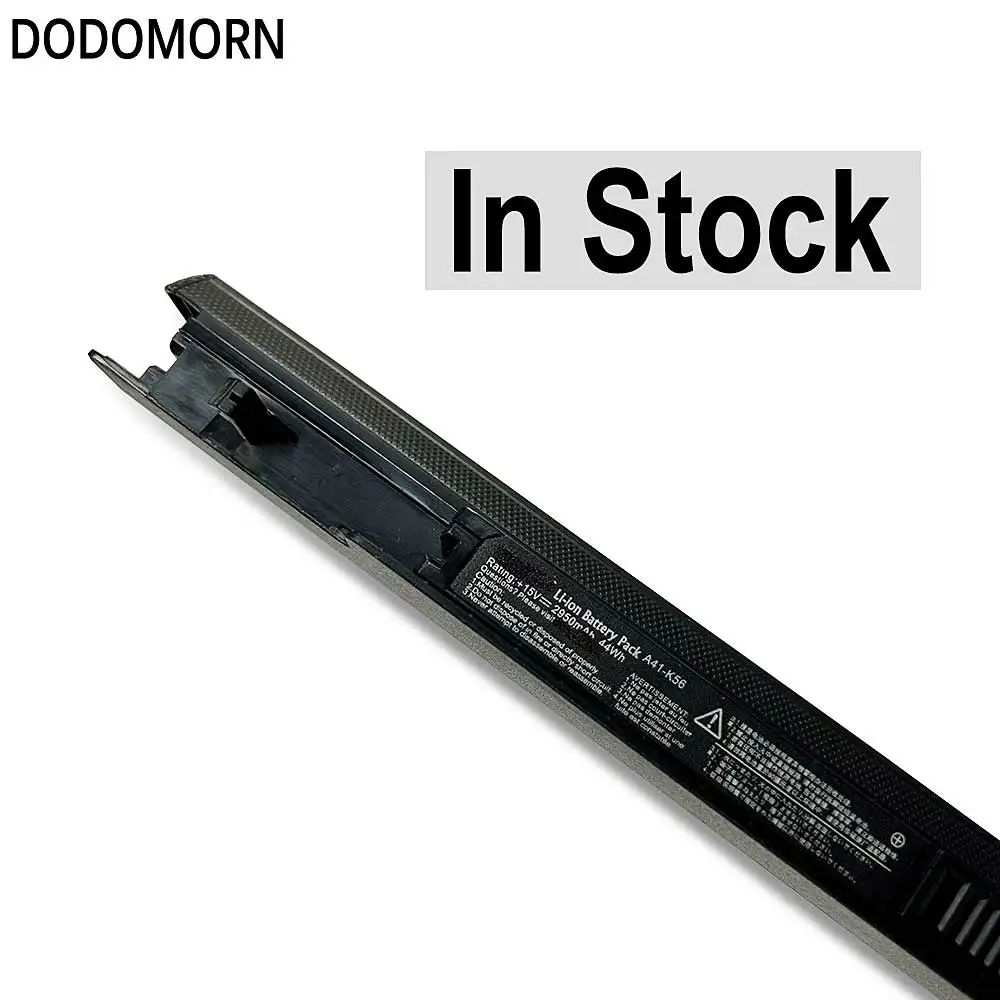 Dodomorn Nova Bateria do Portátil A41-k56 para Asus A56 A46 K56 K56c K56ca K56cm K46 K46c K46ca K46cm S56 S46c A31-k56 A32-k56 A42-k56 - Imagem 3