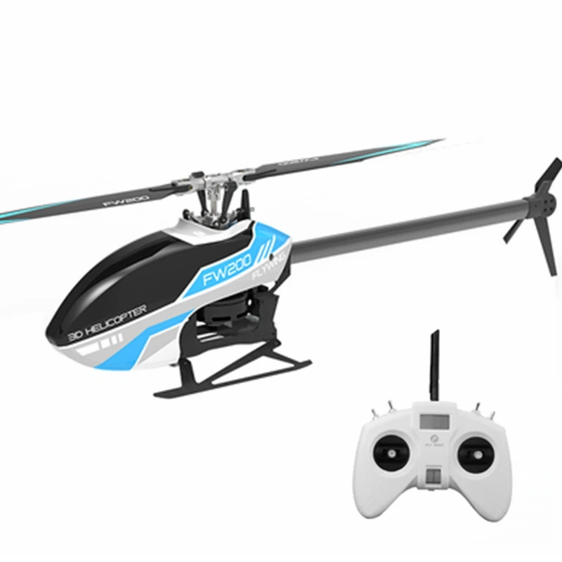Fly Wing Fw200 6Ch 3D Acrobazie Gps Altitude Hold One-Key Return App Regola Rc Helicopter Rtf Con H1 V2 Flight Control System