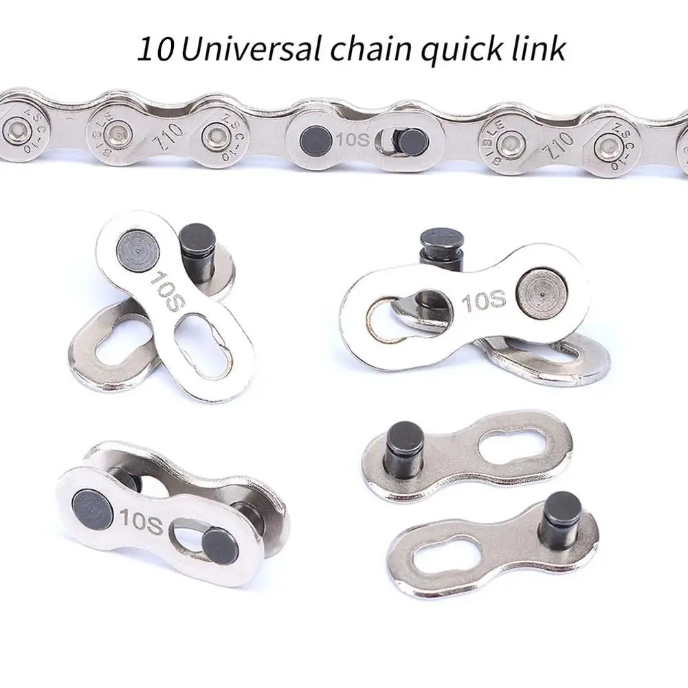 MTB Road Bike Chain Quick Link Bike Chain Missing Quick Connector Connecting Master Link for 1 6 7 8 9 10 11 12S Speed bicycle chain connector