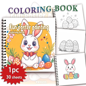Easter Coloring Book for Teens – 30 Sheets 1