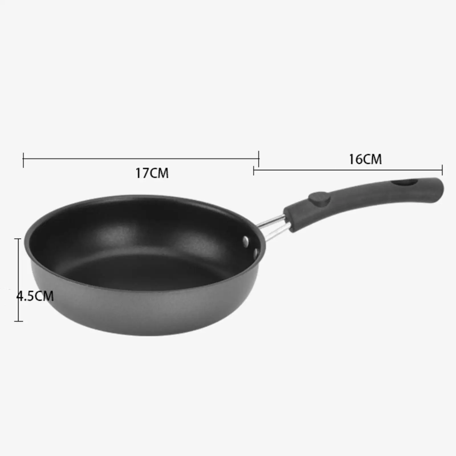 Frying Pan Cooking Eggs Sandwich Round Skillets Induction Cooker Kitchen