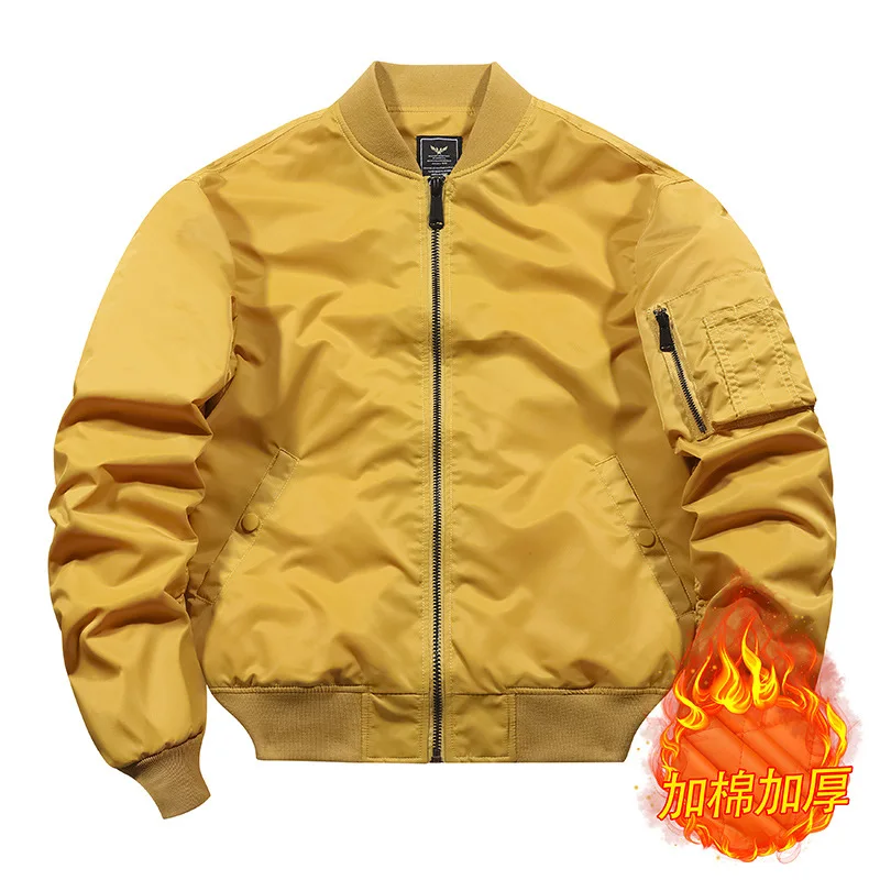 Men Bomber Jacket Military Tactical Jacket Winter Padded Cotton Coat Outdoor Zipper Outerwear Baseball Jerseys Motorcycle Jacket