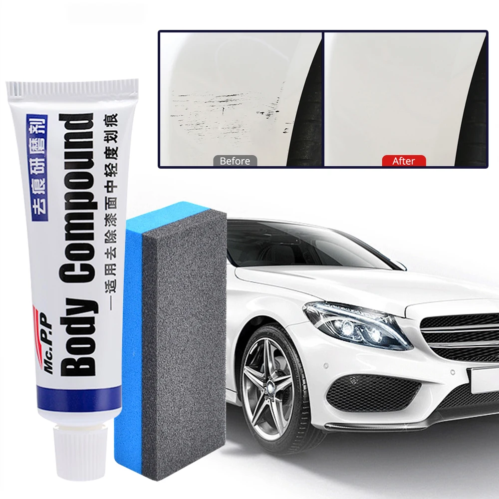 Car Scratch Repair Paste, Body Compound Car Scratch Remover, Auto Body  Compound with Polishing Grinding Paste, Car Scratch Repair Kit for Deep