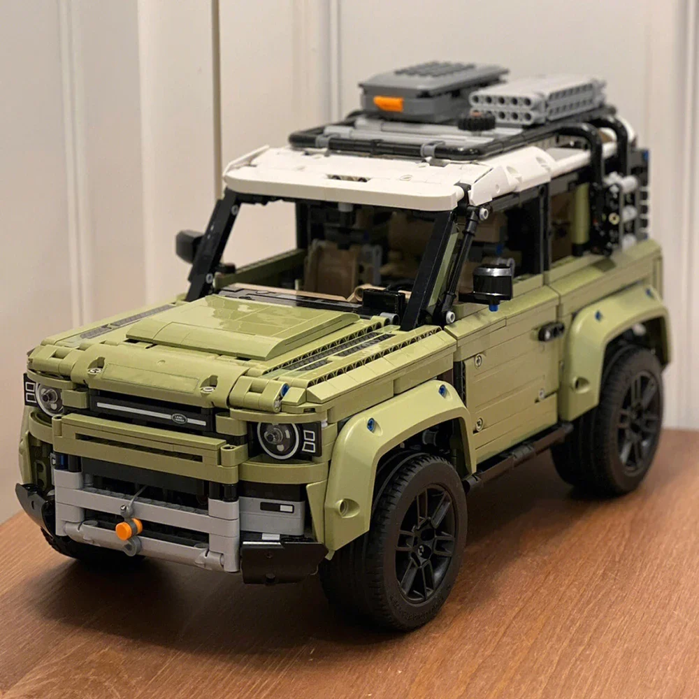 

2023MOC SuperCar Land Riover Defender Guardian внедорожная модель строительные блоки для автомобилей технические игрушки 42110 кирпичи для мальчиков подарки