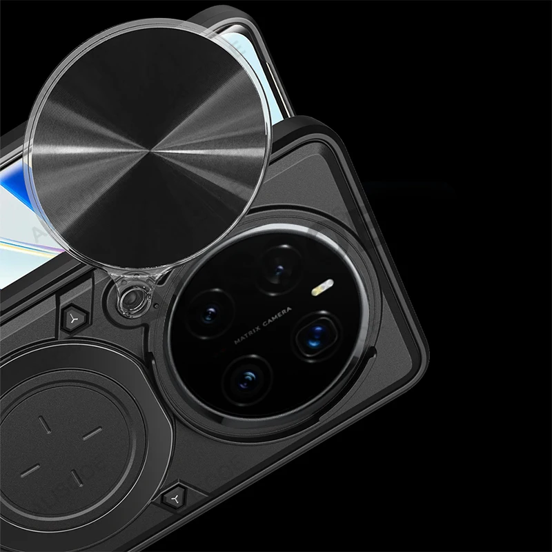 Enhanced Protection Armor Case with Slide Camera Cover and Ring Stand
