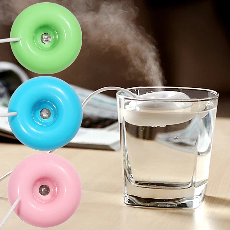 

Mini Portable Donuts USB Air Humidifier Purifier USB Essential Oil Diffuser Mist Maker For Atomizer Aromatherapy