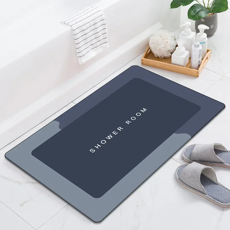 Super Absorbent Shower Bath Mat Bathroom Anti-Slip Carpet Rug Simple Kitchen Entrance Soft Door Bathtub Side Bath Mat Home Decor 4 Super Absorbent Shower Bath Mat Bathroom Anti-Slip Carpet Rug Simple Kitchen Entrance Soft Door Bathtub Side Bath Mat Home Decor 4