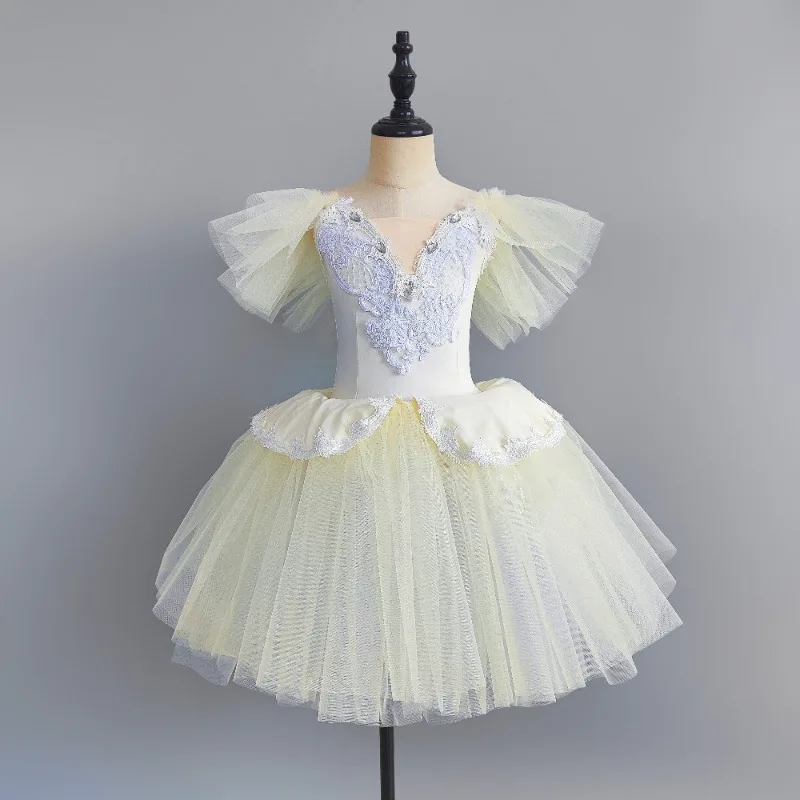 ملابس أطفال ملابس أداء الأميرة ملابس أطفال فستان باليه أنيق ثياب للفتيات ملابس الرقص أزياء المسرح