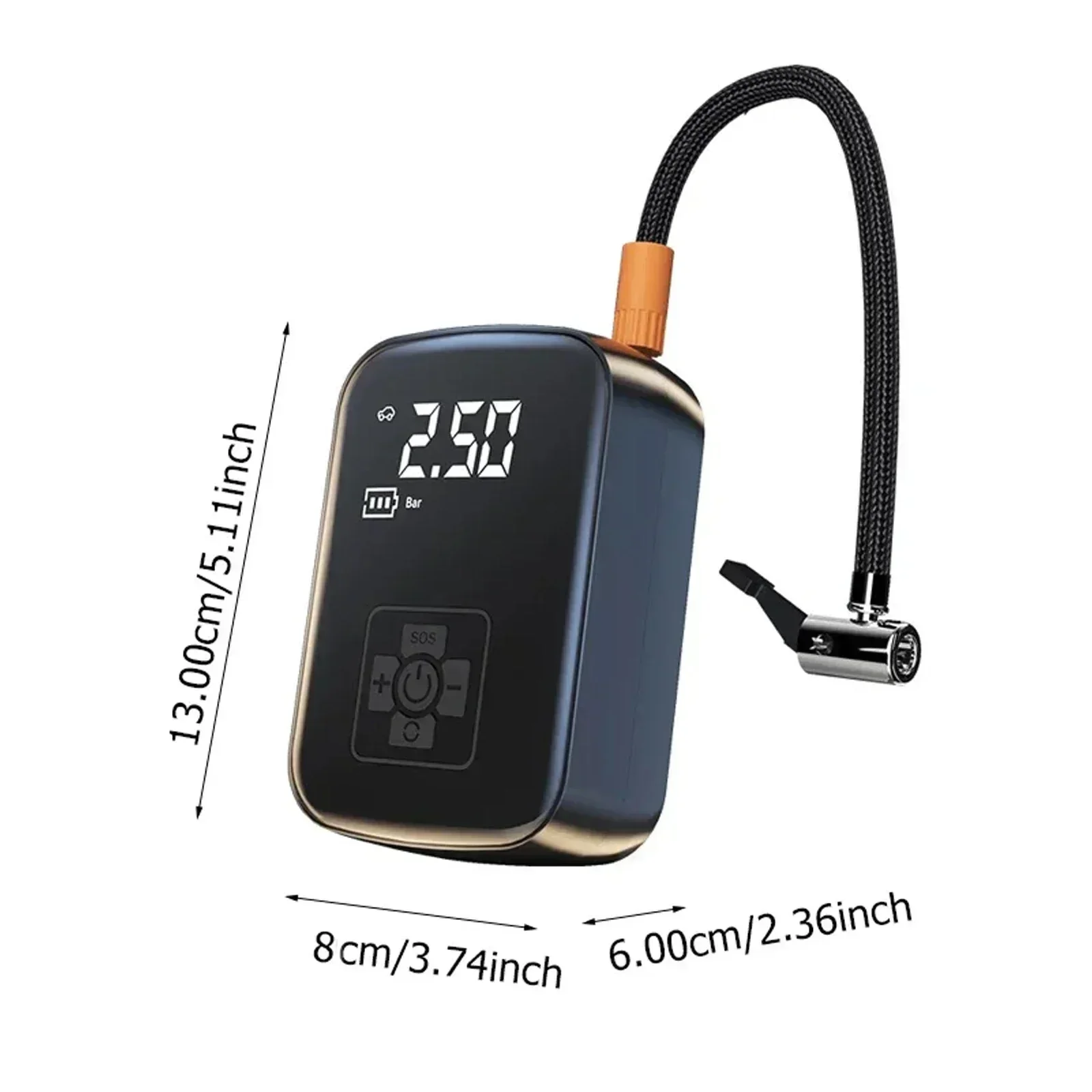 Enhanced Portable Electric Air Pump - Rapid Tire and Ball Inflator