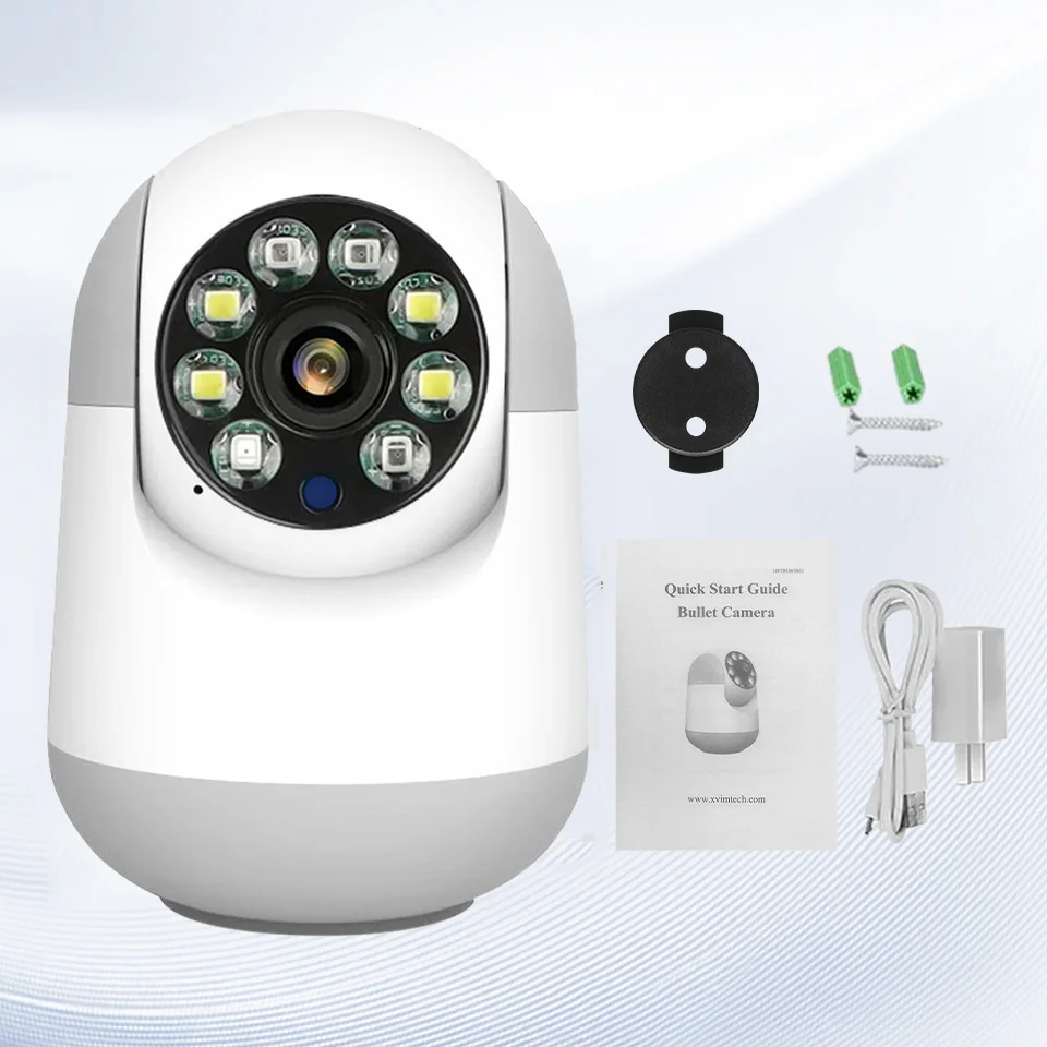 3MP 2.4GHz WiFi Smart Home IP Camera Monitor Video Security Surveillance Camera PIR Human Detection PTZ 360 Night Vision 6