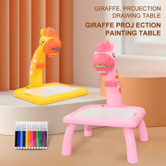 Projetor inteligente crianças pintura conjunto de mesa projetor brinquedo  educacional aprender a desenhar jogo conjunto para crianças presente da  menina do menino - AliExpress