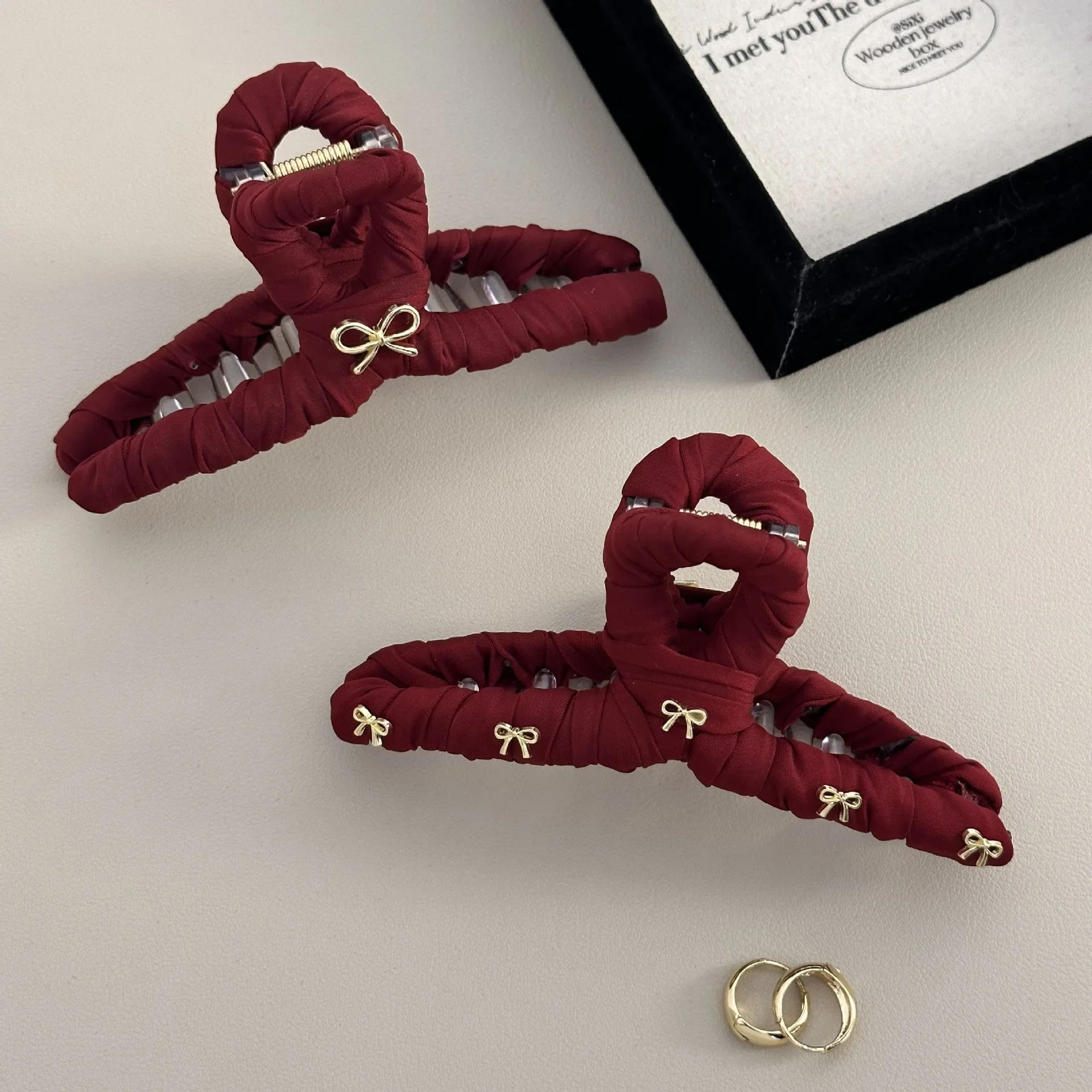 Hair clips for women girl pin claw accessories bow large thick shark matte vintage popular catches trendy leading fashion adults
