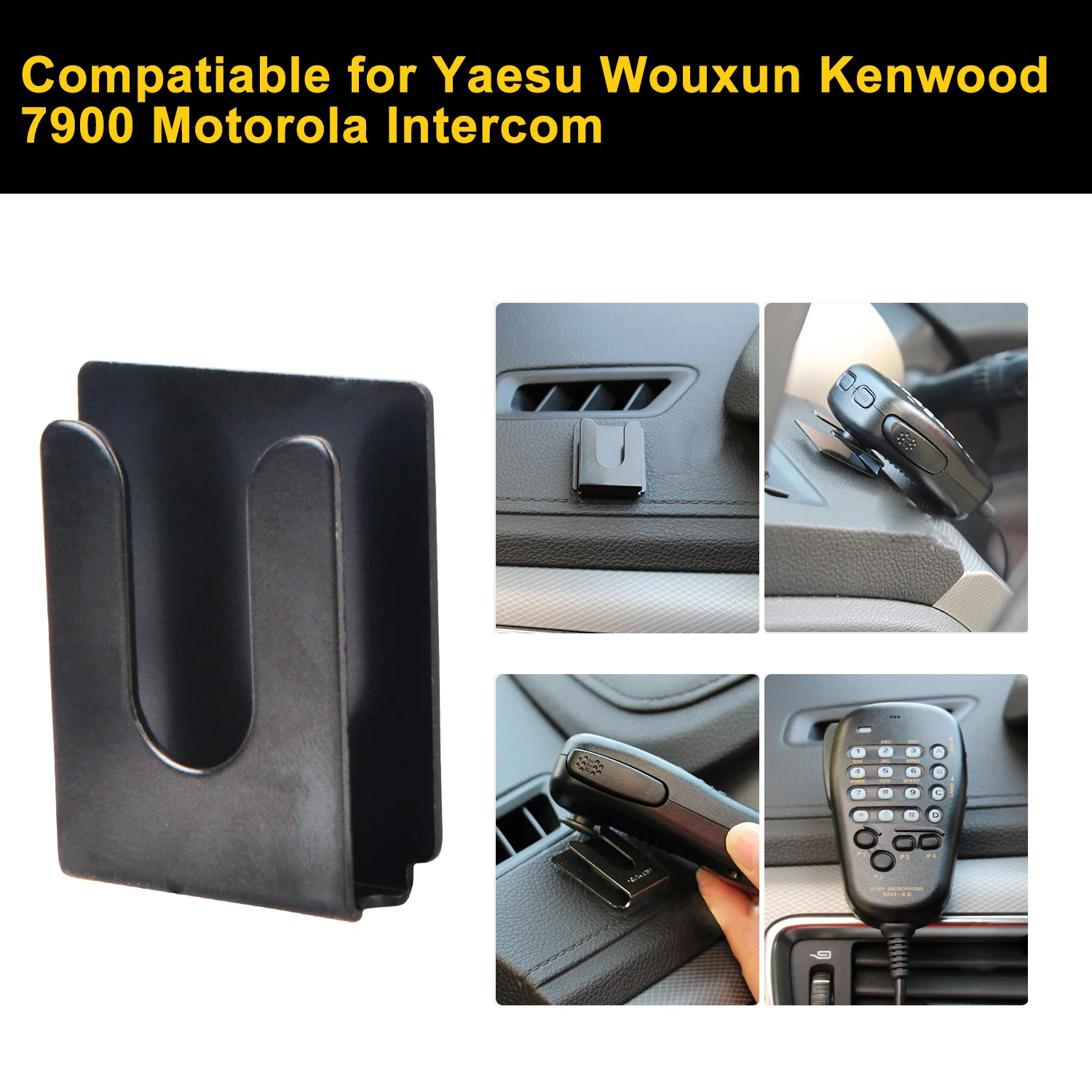 

Автомобильная платформа ручной микрофон 3 м металлический крюк Кронштейн вешалка для Yaesu 7900 универсальный держатель ручной микрофон крючок для Motorola