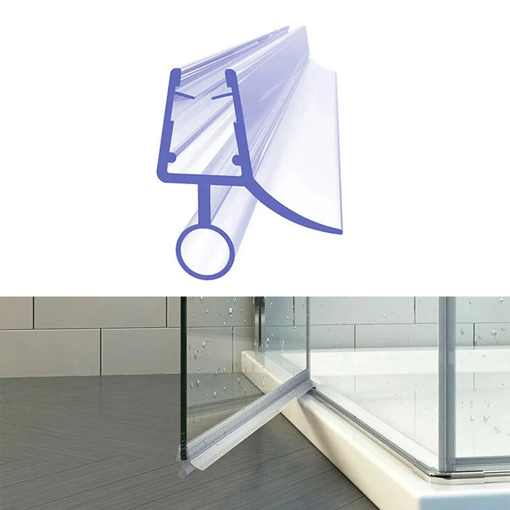 4-6mm Up to 30mm Gap Bath Shower Screen Door Seal Strip Weatherstrip Seal Shower Door Water Deflector Bathroom Accessories