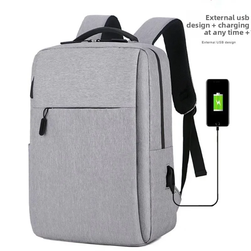 Large Capacity Travel Backpack, Zipper Closure, Men's Casual Computer Back Pack, Commuting Business Backpacks, Casual School Bag