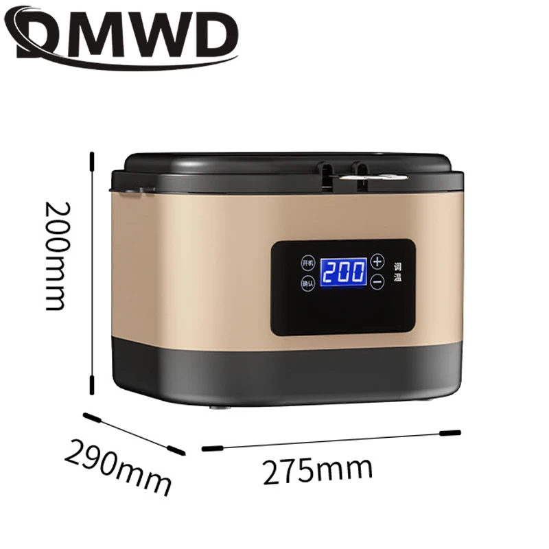 5L Deep Fryer Electric Household Intelligent Temperature adjustable Frying Machine Visualization Multicooker Removable Basket