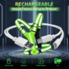 Adjustable Reflective Gear Security Vests USB Rechargeable Safety High Visibility Night Outdoor For Running Cycling Sports 3