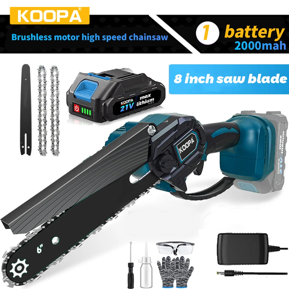 منشار كهربائي لاسلكي صغير، محمول، وخفيف الوزن، مثا...