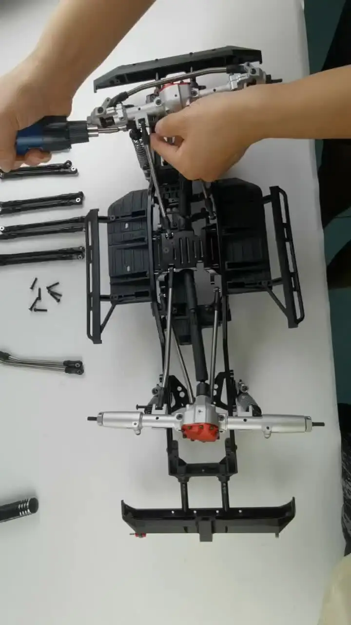 Axspeed Gestänge Set Für RC Crawler - 10 Teile CNC Aluminium | Passend Für Axial SCX10 II 1/10