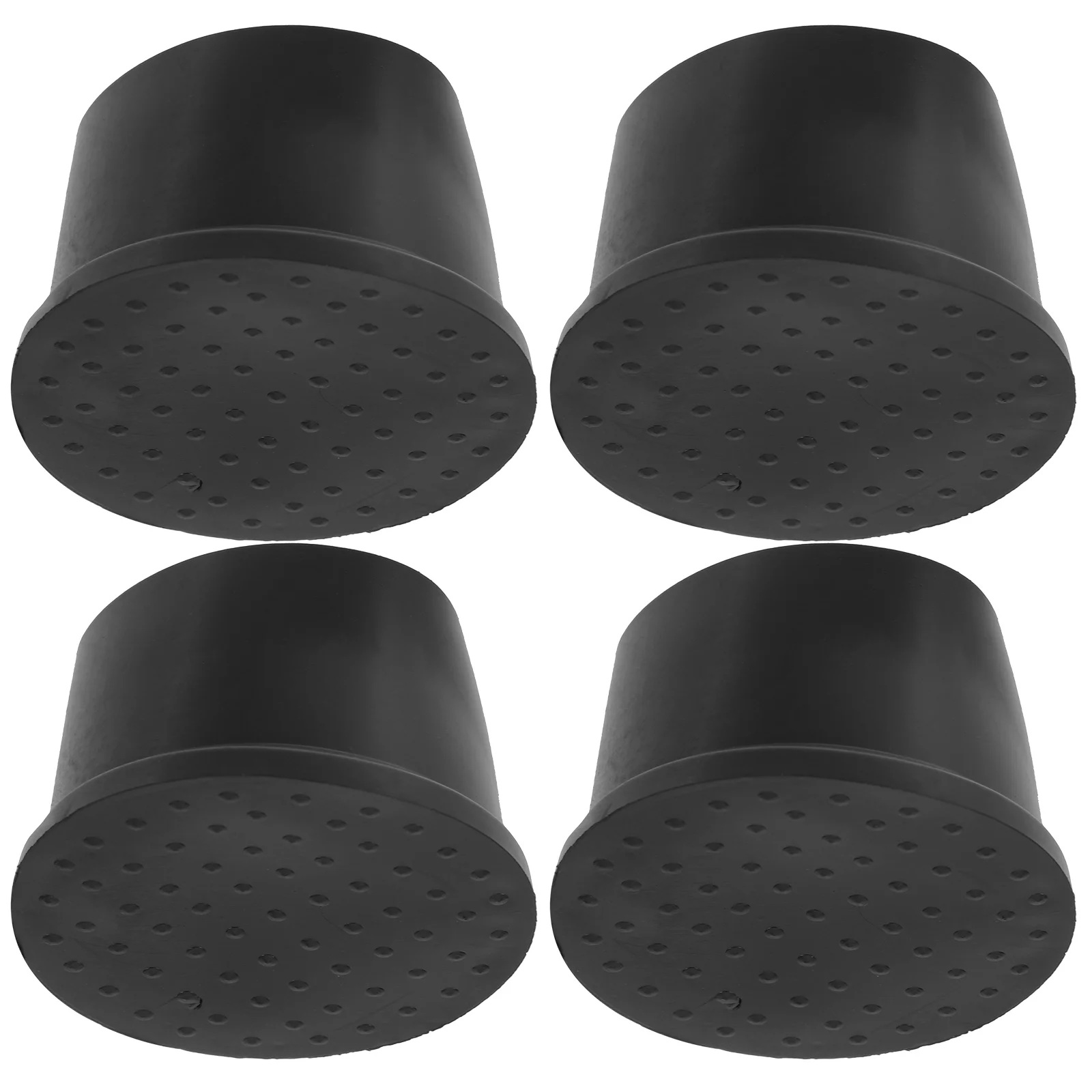 

4 Pcs Foot Pad Table Non-slip Floor Mat Wheel Stopper for Bed Casters Rubber Cups Furniture