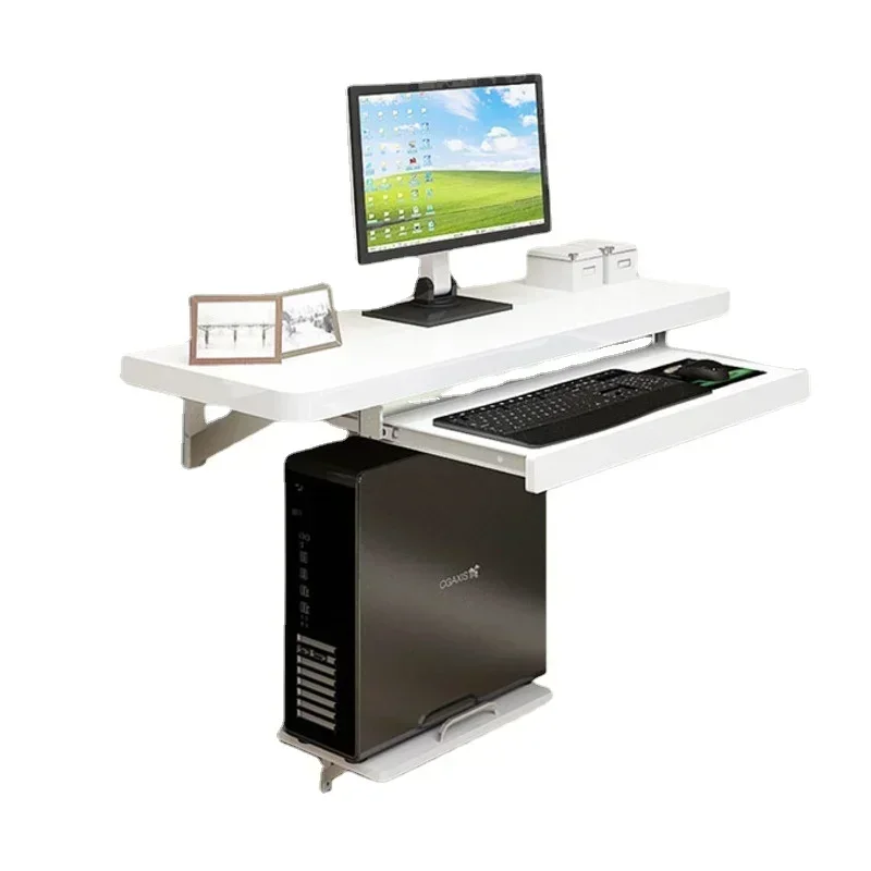 

Compact Small Family Wall Hanging Computer Desk Simple Modern Space Saving Desk Ideal for Bedroom Corner Study Even Wall