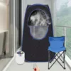 Portable Steam Sauna for Home Spa Sauna Tent Sauna Box with 2L Steamer Remote Control Folding Chair 2