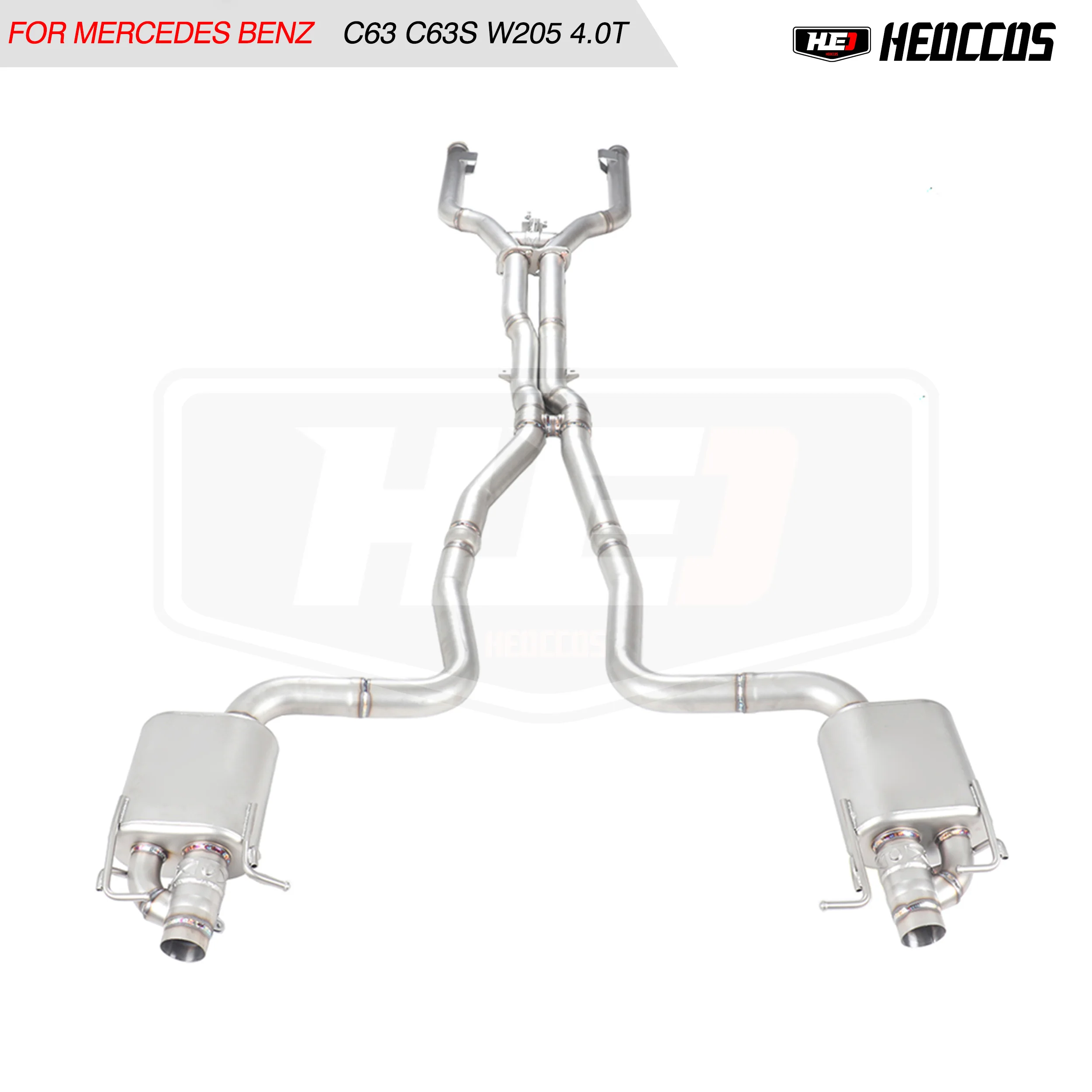 

HEO exhaust system for Mercedes Benz C63 C63S exhaust AMG W205 4.0T Catback automotive parts silencer