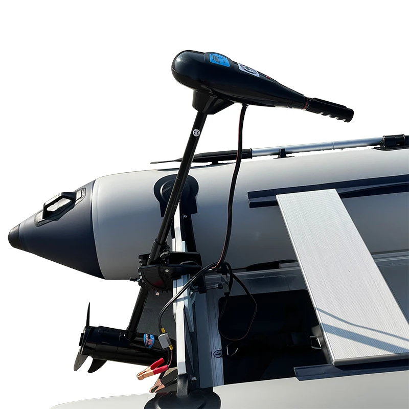 Solarmarine 60 Libbre Motore Elettrico A Traina Per Barche 12V Motore Fuoribordo Montato Su Poppa Per Kayak Canoa D'Acqua Dolce