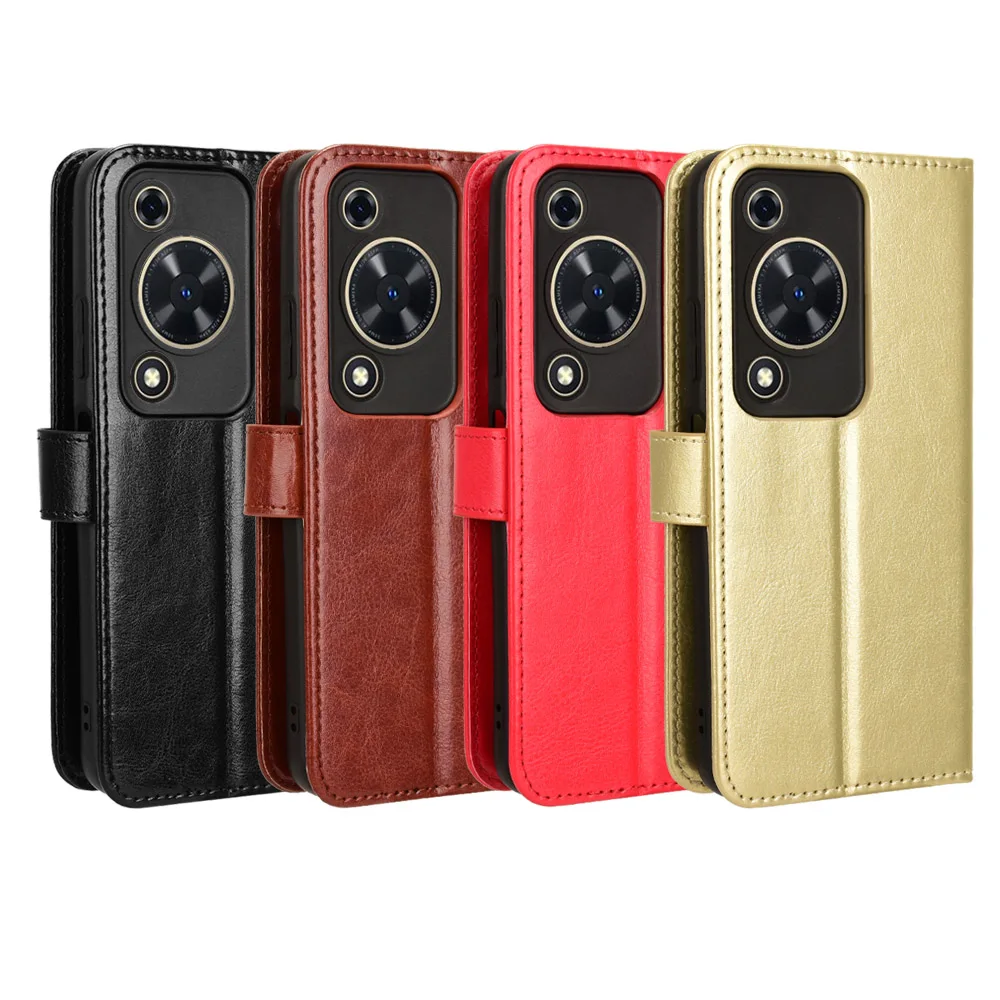Роскошный кожаный флип-кошелек для Huawei Enjoy