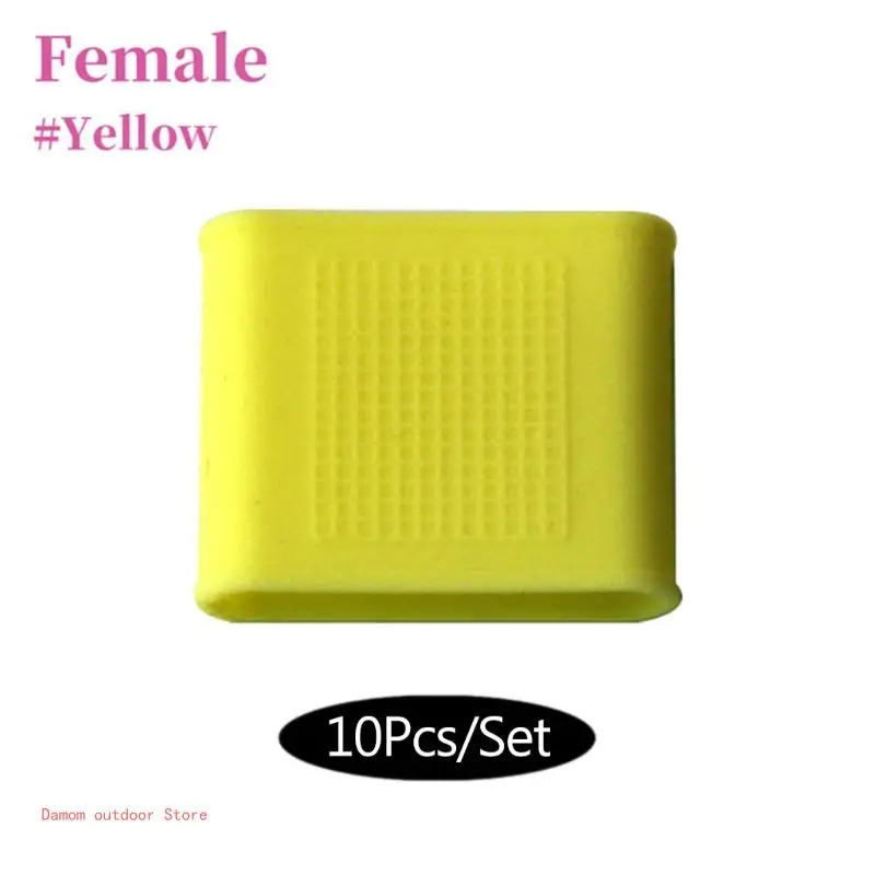 10 Pcs Set Finger Sleeves Silicone Finger Tubes for Basketball Tennis Golf 4