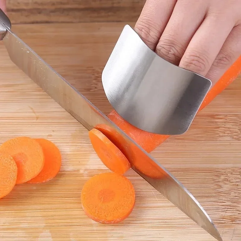Stainless Steel Finger Guard Finger Hand Cut Hand Protector Knife Cut Protection Tool Kitchen Knives Accessories