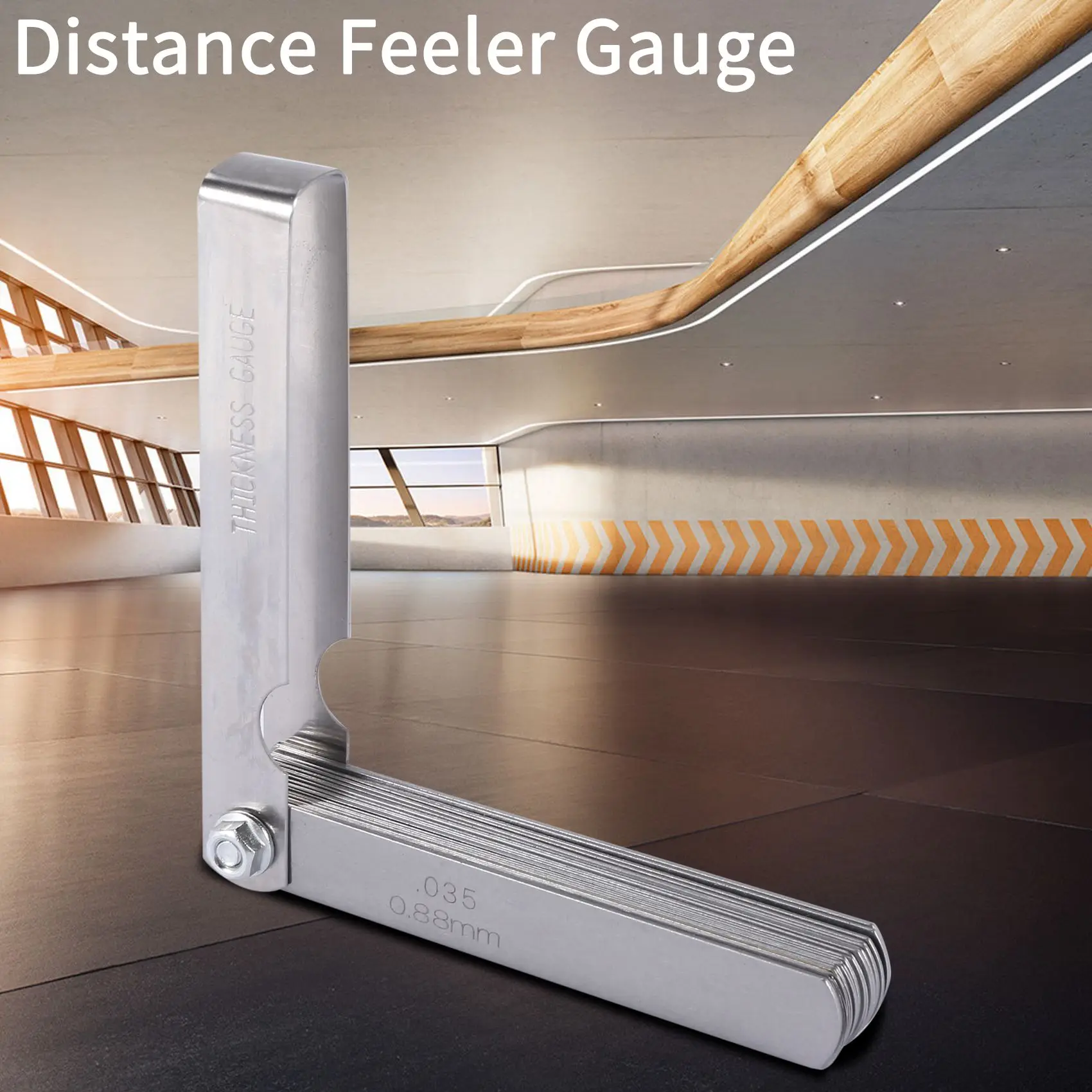 32 set distance gauge feeler gauge valve teaching feeler 0.04-0.88 mm gap dimension